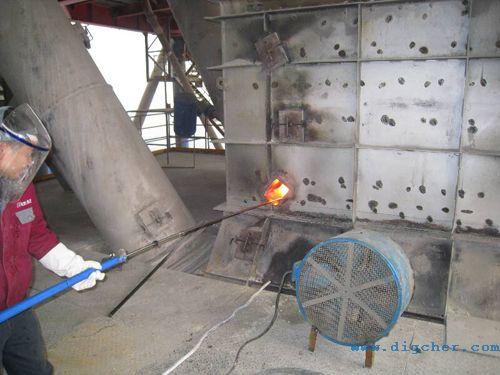 水泥廠回轉窯預熱系統清洗