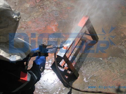 高壓水射流濕噴砂技術