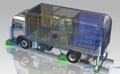 德高潔多功能軌道清洗車